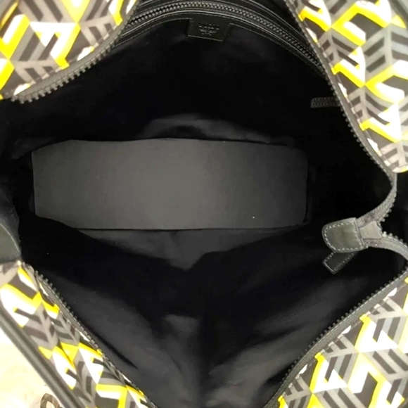 🆕🪷MCM🪷 Unisex Nylon Yellow/Black Cubic Logo Tote Bag MMT - Picture 17 of 17